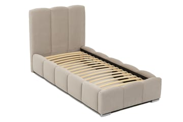 Gioia Sängram med Förvaring 90x200 cm - Grön - Products - Möbler - Säng - Sängram & sängstomme