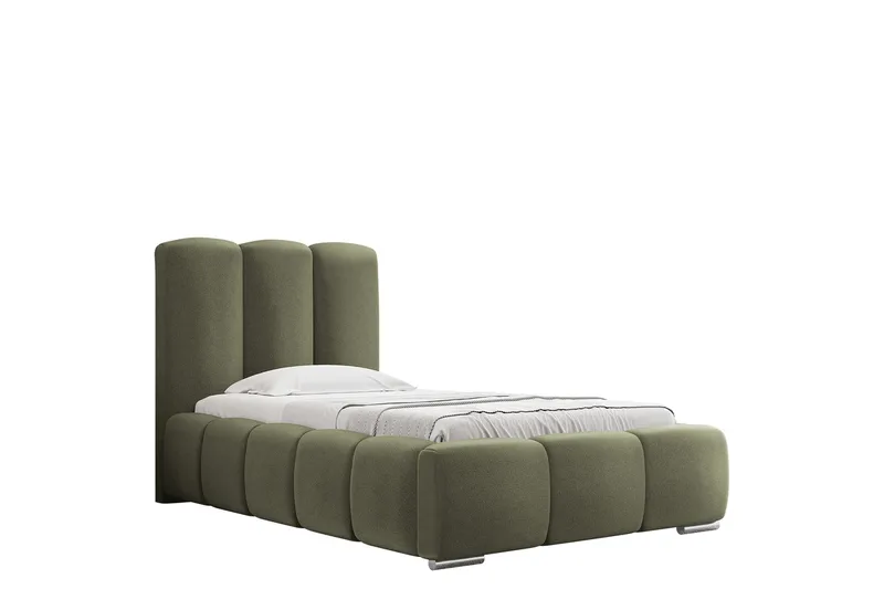 Gioia Sängram med Förvaring 90x200 cm, Grön
