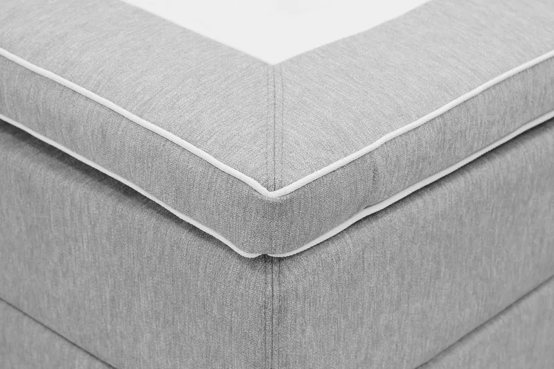 Hilton High Komplett Sängpaket 160x200 cm - Grå - Products - Möbler - Säng - Kontinentalsäng