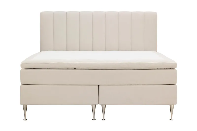 Hilton High Komplett Sängpaket 160x200 cm - Ljusbeige - Products - Möbler - Säng - Kontinentalsäng