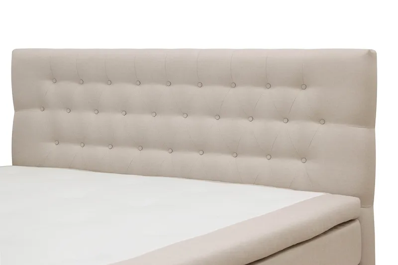 Hilton Komplett Sängpaket 160x200 cm Kontinentalsäng med diamant sänggavel - Beige - Products - Möbler - Säng - Kontinentalsäng
