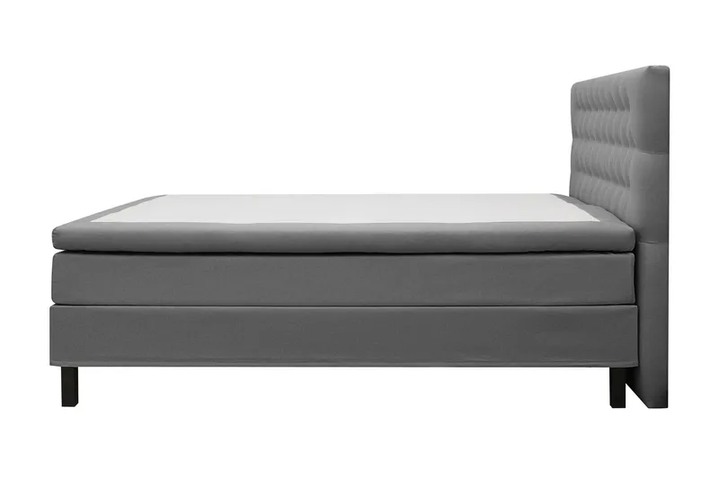 Hilton Komplett Sängpaket 160x200 cm Kontinentalsäng med diamant sänggavel - Grå - Products - Möbler - Säng - Kontinentalsäng