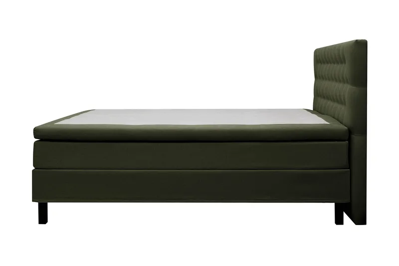 Hilton Komplett Sängpaket 160x200 cm Kontinentalsäng med diamant sänggavel - Grön - Products - Möbler - Säng - Kontinentalsäng