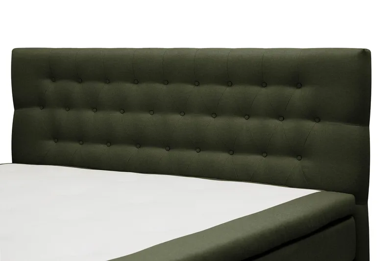 Hilton Komplett Sängpaket 160x200 cm Kontinentalsäng med diamant sänggavel - Grön - Products - Möbler - Säng - Kontinentalsäng