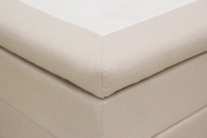 Hilton Komplett Sängpaket 180x200 cm Kontinentalsäng med rutad sänggavel - Beige - Products - Möbler - Säng - Kontinentalsäng