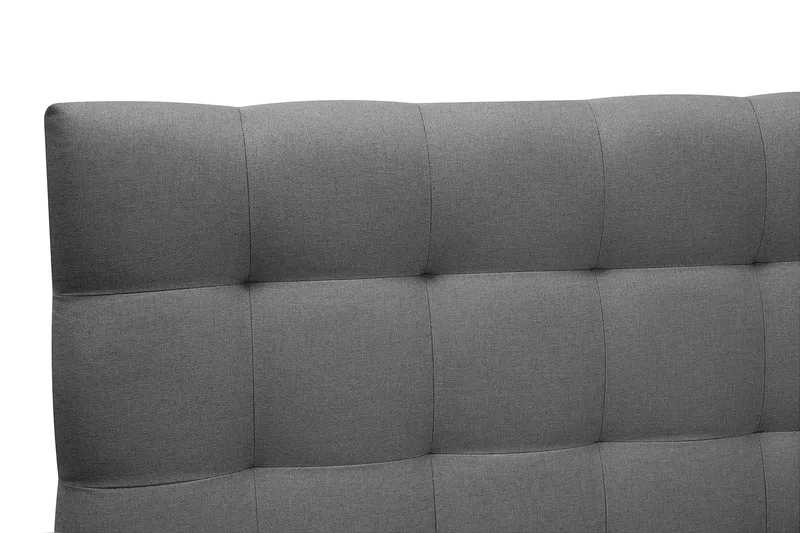 Hilton Komplett Sängpaket 180x200 cm Kontinentalsäng med rutad sänggavel - Gr å - Products - Möbler - Säng - Kontinentalsäng
