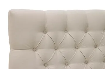 Hilton Lyx Komplett Sängpaket 180x200 cm Kontinentalsäng med knappad sänggavel i sammet - Beige - Products - Möbler - Säng - Kontinentalsäng