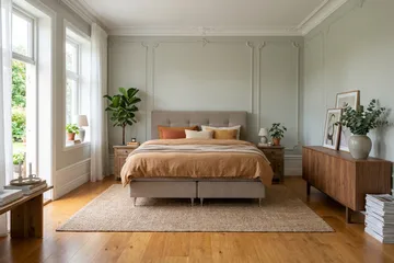 Hilton Premium Kontinentalsäng 180x200 cm - Ljusbrun Tyg - Products - Möbler - Säng - Kontinentalsäng