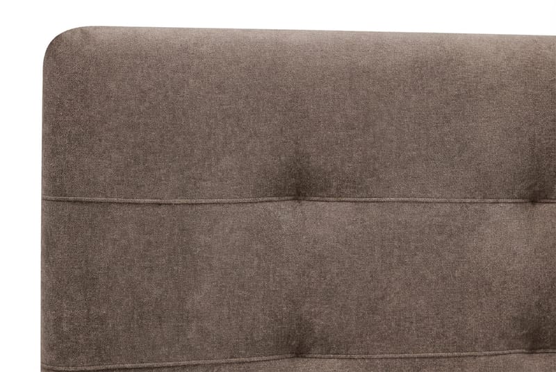 Hilton Premium Komplett Sängpaket 160x200 cm Kontinentalsäng med Sänggavel - Brun Tyg - Products - Möbler - Säng - Kontinentalsäng