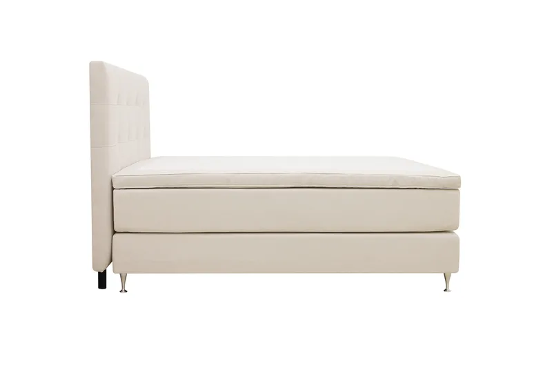 Hilton Premium Kontinentalsäng 180x200 cm - Ljusbeige Tyg - Products - Möbler - Säng - Kontinentalsäng