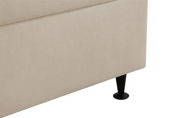 Hilton Plus Komplett Sängpaket med Förvaring 140x200 cm - Beige - Products - Möbler - Säng - Enkelsäng