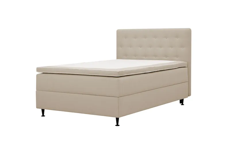 HVILA Plus Komplett Sängpaket med Förvaring 140x200 cm - Beige - Products - Möbler - Säng - Säng med förvaring