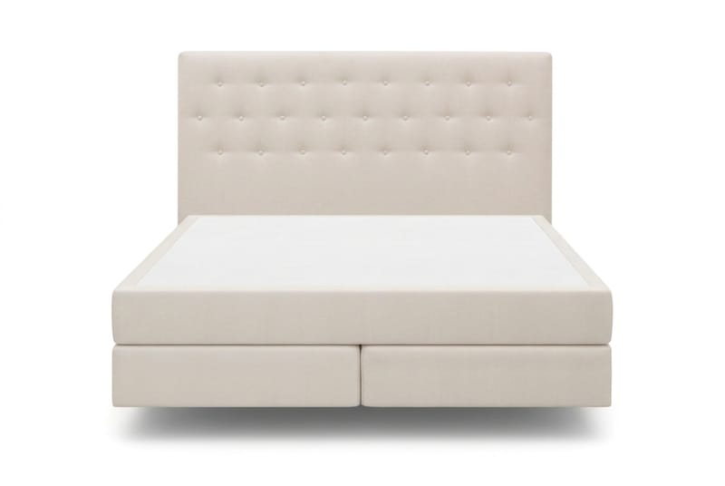 HVILA Premium Sängpaket Kontinentalsäng 180x200 cm med svävande effekt utan bäddmadrass, Vit