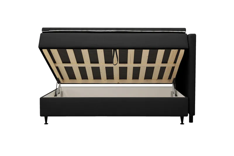 HVILA Plus Komplett Sängpaket med Förvaring 140x200 cm - Antracit - Products - Möbler - Säng - Enkelsäng