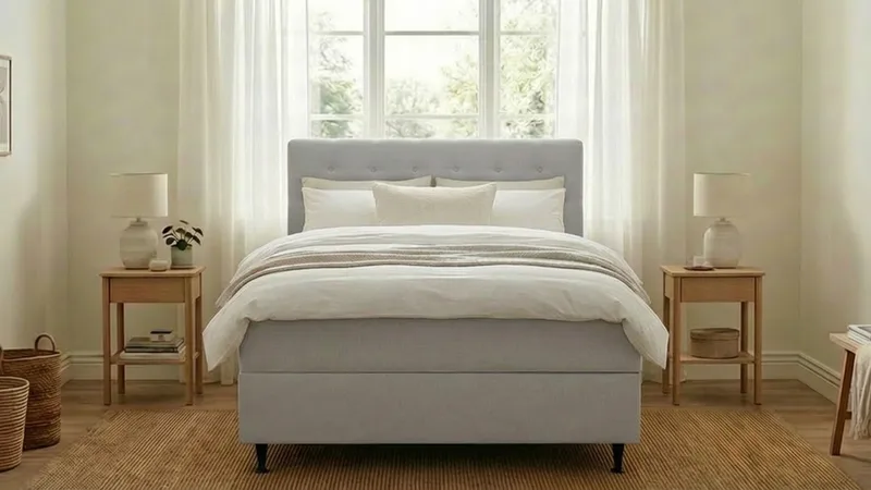 HVILA Plus Komplett Sängpaket med Förvaring 120x200 cm - Grå - Products - Möbler - Säng - Komplett sängpaket