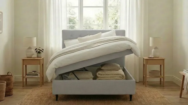 HVILA Plus Komplett Sängpaket med Förvaring 120x200 cm - Grå - Products - Möbler - Säng - Komplett sängpaket