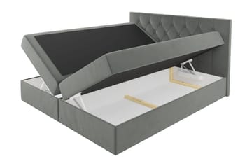 Jitendera Sängpaket Kontinentalsäng 180x200 cm med Förvaring - Blå - Products - Möbler - Säng - Komplett sängpaket