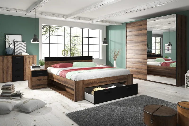 Joannie Ramsäng - Trä - Products - Möbler - Säng - Dubbelsäng