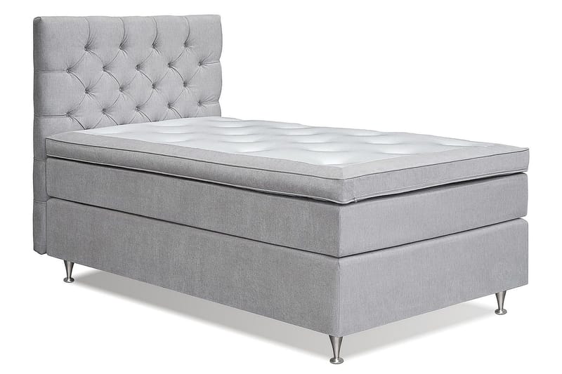 Joluma Sängpaket Fast 120x200 cm - (+Fler val) 120x200 cm Ljusgrå - Products - Möbler - Säng - Kontinentalsäng