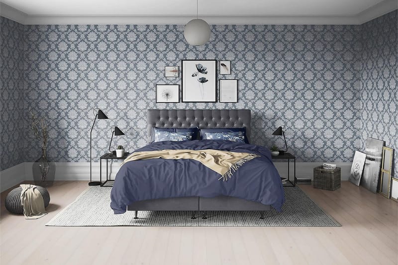 Joluma Sängpaket Fast 120x200 cm - (+Fler val) 120x200 cm Mörkgrå - Products - Möbler - Säng - Kontinentalsäng