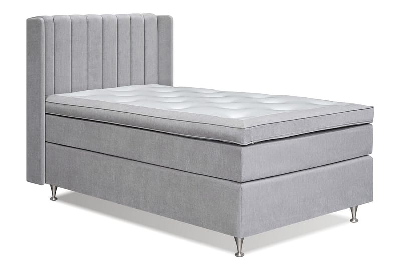Joluma Sängpaket Fast 140x200 cm - (+Fler val) 140x200 cm Ljusgrå - Products - Möbler - Säng - Kontinentalsäng