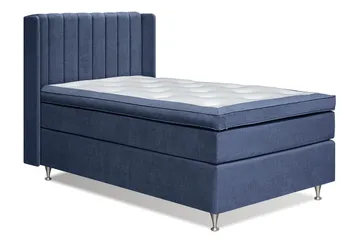 Joluma Sängpaket Fast 140x200 cm - (+Fler val) 140x200 cm Mörkblå - Products - Möbler - Säng - Enkelsäng