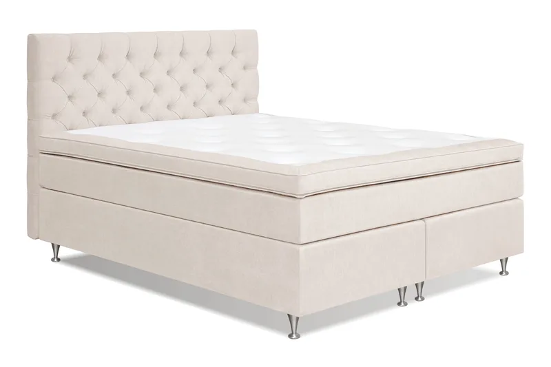 Joluma Sängpaket Medium 180x200 cm - (+Fler val) 180x200 cm Ljusbeige - Products - Möbler - Säng - Komplett sängpaket