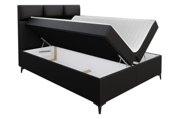 Leckersbo Komplett Sängpaket Kontinentalsäng med förvaring 200x200 cm - Svart - Products - Möbler - Säng - Komplett sängpaket