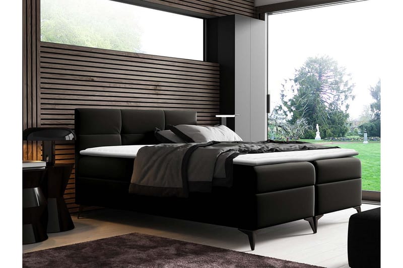 Leckersbo Sängpaket Kontinentalsäng 120x200 cm - Svart - Products - Möbler - Säng - Komplett sängpaket