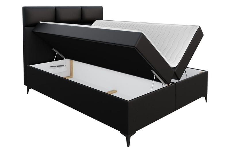 Leckersbo Sängpaket Kontinentalsäng 140x200 cm - Svart - Products - Möbler - Säng - Komplett sängpaket