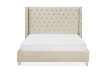 Lubbon Dubbelsäng 180 200 cm - Beige - Products - Möbler - Säng - Dubbelsäng