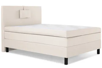 Lucky Komplett Sängpaket 120x200 Latex Slät Sänggavel  Na - Nackkudde Liten Beige - Products - Möbler - Säng - Enkelsäng
