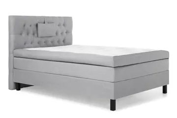 Lucky Komplett Sängpaket 120x200 Memory Diamant Sänggavel - Nackkudde Liten Mellangrå - Products - Möbler - Säng - Enkelsäng