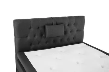 Lucky Komplett Sängpaket 120x200 Memory Diamant Sänggavel - Nackkudde Liten Svart/Grå - Products - Möbler - Säng - Enkelsäng