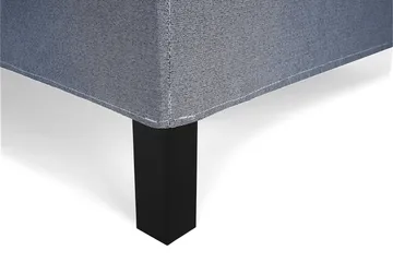 Lucky Komplett Sängpaket 120x200 Polyeter Slät Sänggavel - Nackkudde Liten Mörkblå - Products - Möbler - Säng - Enkelsäng