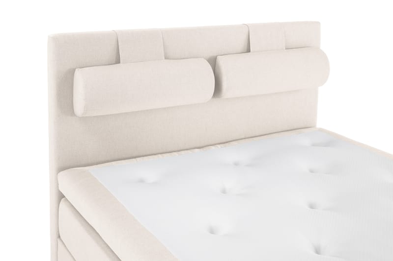 Lucky Komplett Sängpaket 140x200 Latex Slät Sänggavel  Na - Nackkudde Stor Beige - Products - Möbler - Säng - Kontinentalsäng