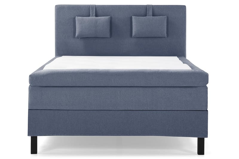 Lucky Komplett Sängpaket 140x200 Polyeter Slät Sänggavel, Nackkudde Liten Mörkblå