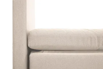 Lucky Komplett Sängpaket 150x200 Polyeter Slät Sänggavel - Beige - Products - Möbler - Säng - Kontinentalsäng