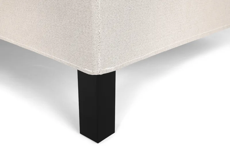Lucky Komplett Sängpaket 150x200 Polyeter Slät Sänggavel - Beige - Products - Möbler - Säng - Kontinentalsäng