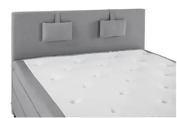 Lucky Komplett Sängpaket 160x200 Latex Slät - Nackkudde Liten Mellangrå - Products - Möbler - Säng - Kontinentalsäng