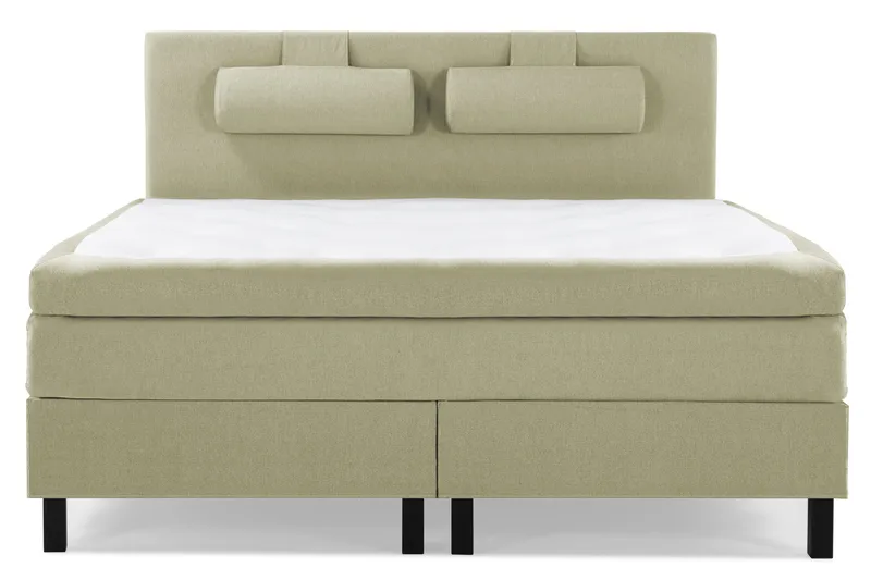 Lucky Komplett Sängpaket 160x200 Latex Slät Sänggavel - Nackkudde Stor Grön - Products - Möbler - Säng - Kontinentalsäng