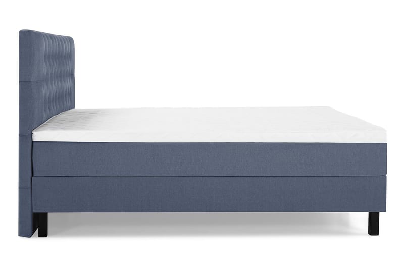 Lucky Komplett Sängpaket 160x200 Skum Diamant Sänggavel - Mörkblå - Products - Möbler - Säng - Kontinentalsäng