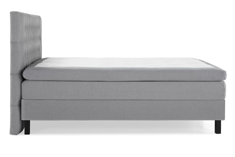 Lucky Komplett Sängpaket 160x200 Polyeter Diamant Sänggavel - Grå - Products - Möbler - Säng - Komplett sängpaket