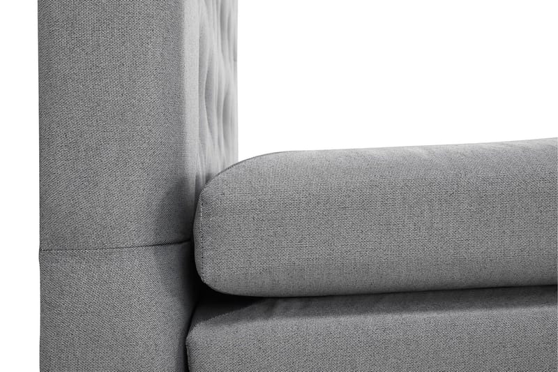 Lucky Komplett Sängpaket 160x200 Polyeter Diamant Sänggavel - Grå - Products - Möbler - Säng - Komplett sängpaket