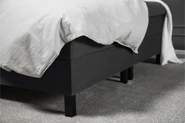 Lucky Komplett Sängpaket 180x200 Skum Diamant - Nackkudde Stor Svart/Grå - Products - Möbler - Säng - Kontinentalsäng