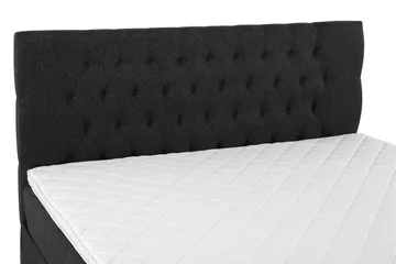 Lucky Komplett Sängpaket 180x200 Skum Diamant - Svart/Grå/PU - Products - Möbler - Säng - Kontinentalsäng