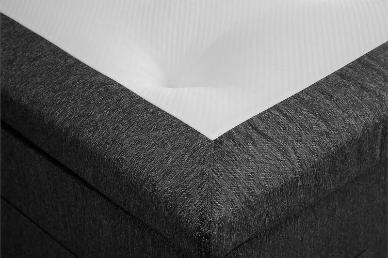 Lucky Kontinentalsäng 120x200Latex - Svart/Grå - Products - Möbler - Säng - Enkelsäng