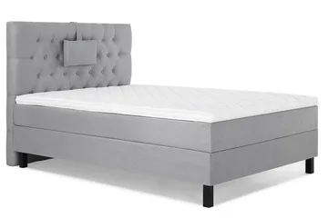 Lucky Kontinentalsäng 120x200Skum - Mellangrå - Products - Möbler - Säng - Enkelsäng
