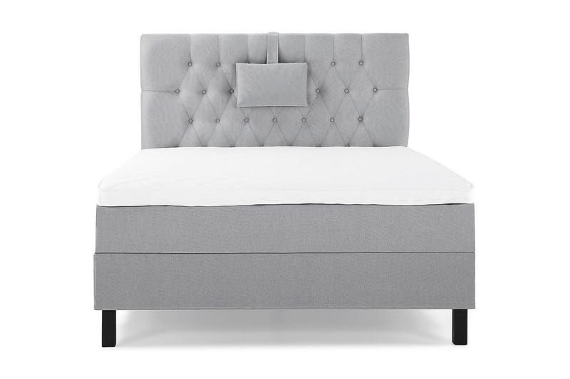 Lucky Kontinentalsäng 120x200Skum, Mellangrå