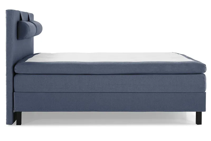 Lucky Kontinentalsäng 150x200Polyeter - Mörkblå - Products - Möbler - Säng - Kontinentalsäng